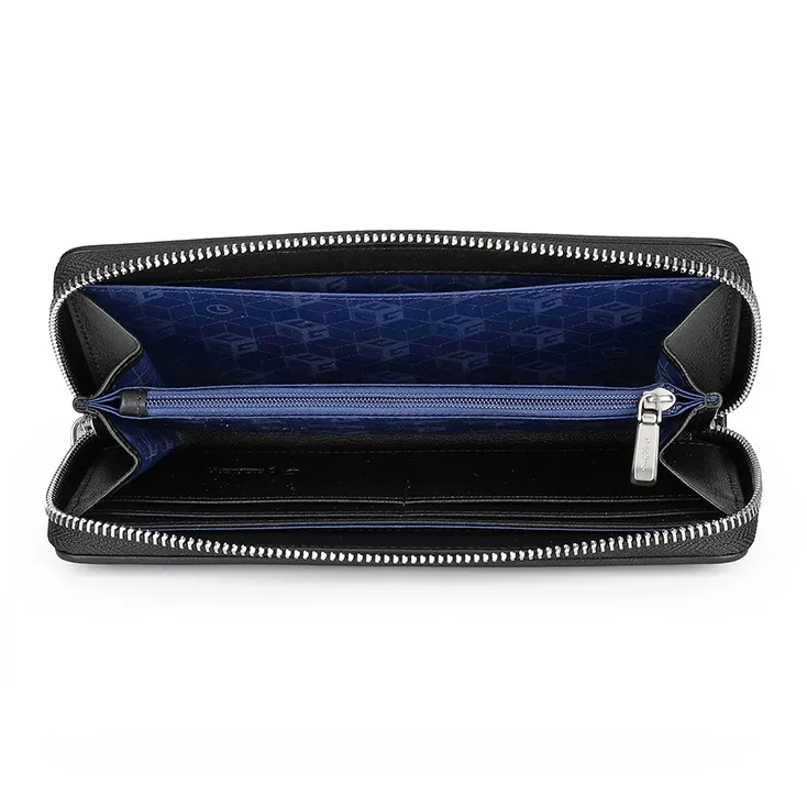 GOLDLION PVC Polyvinyl Chloride Clutch Regular Men's Black-4