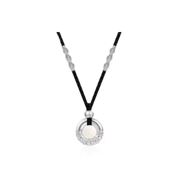 Baozhi White Jade Bodhi Necklaces Women's