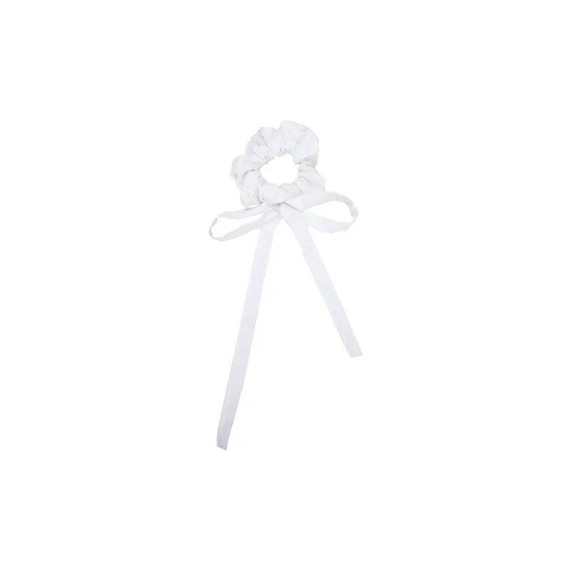 EAR PARTNER Cotton Linen Blend Hair Tie Women's White-0