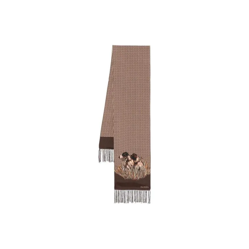 Polo Ralph Lauren Dog pattern Silk Scarf-0