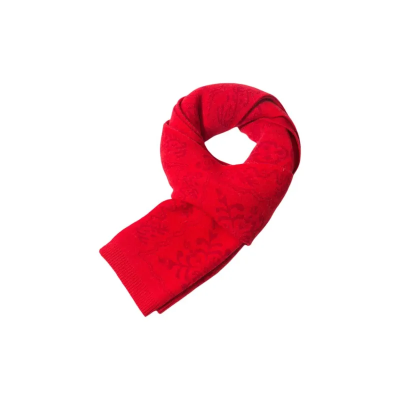 H YXIANG Wool Knit Scarves Women's-5