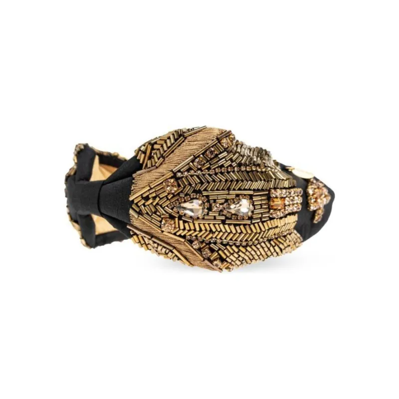 Forte Forte Beaded Hairband-1