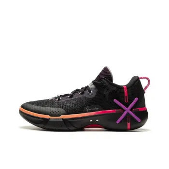 LiNing Wode Phantom 6 Cushioning Anti Slip And Wear Resistant Lightweight Rebound Low Top Basketball Shoes Men's Black