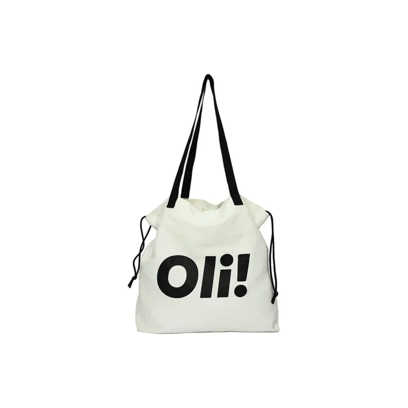 DALO Canvas Canvas Bag Shoulder Bag Women's Black Text Mother's Version/White Letter Version-0