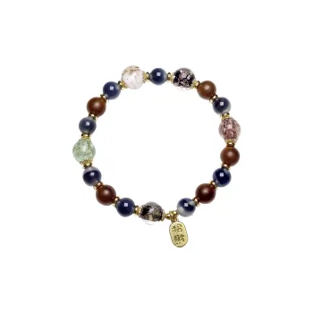 Artisan Lock Heart Jade Agate Bracelets Unisex