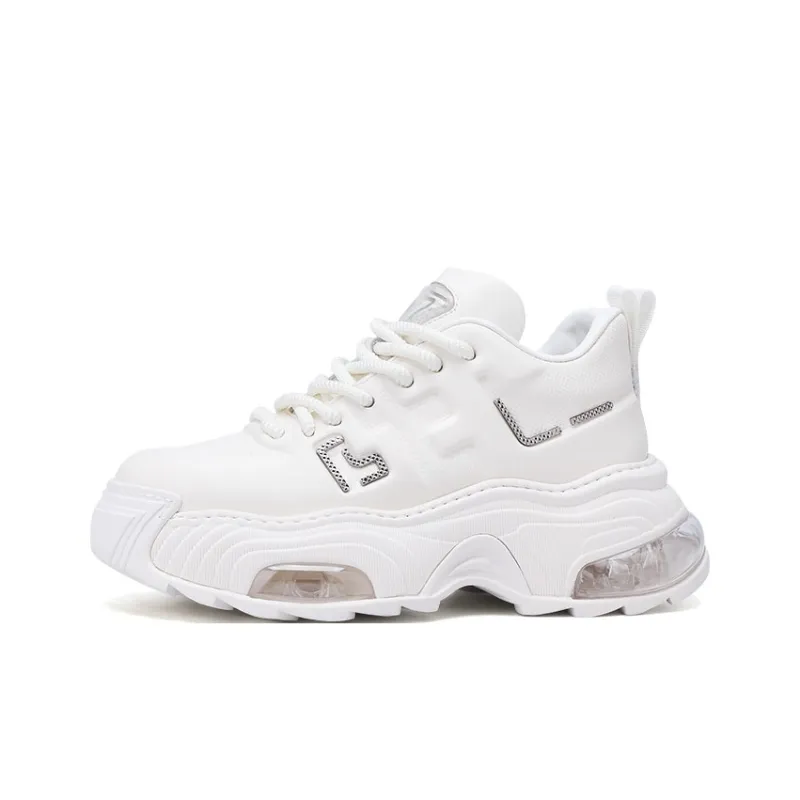 U7 Chunky Sneakers Men Mid Top White-0