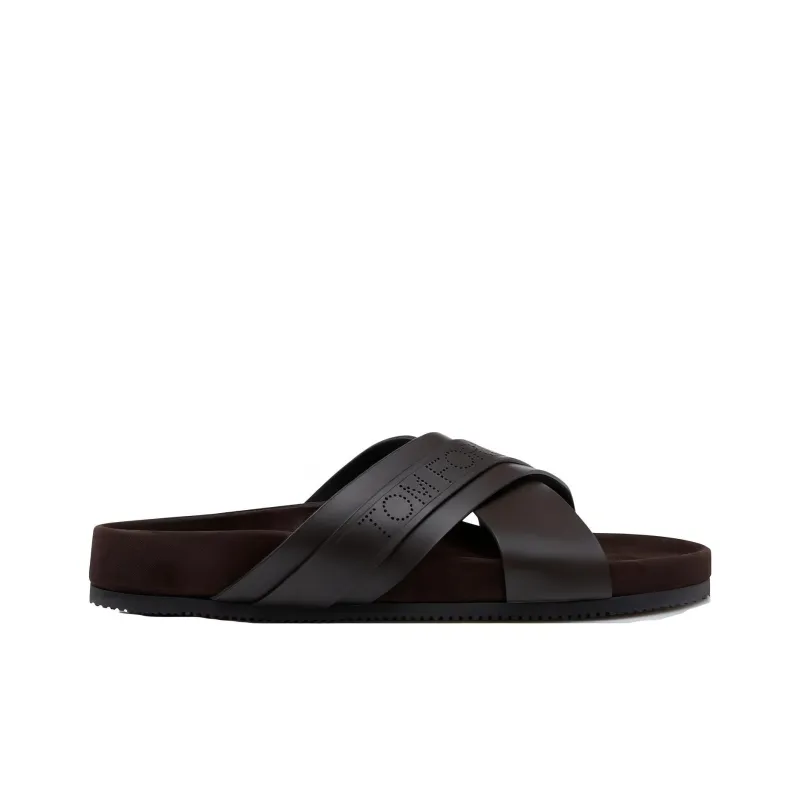 TOM FORD Other Slide Slippers Men's Brown-1