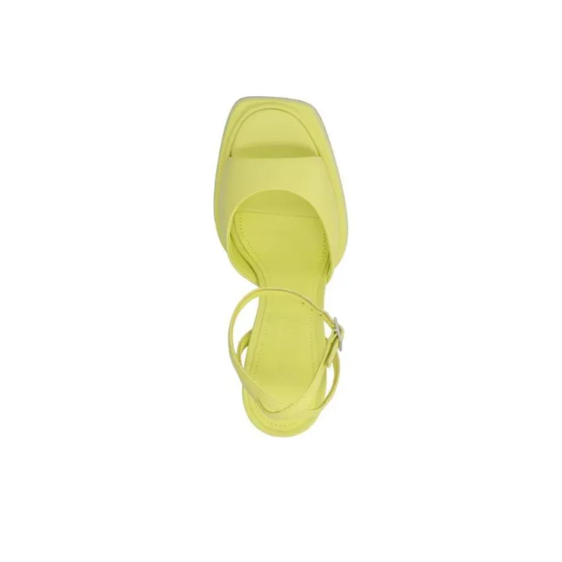 3JUIN Beth Strap Sandals 12cm Women's Yellow-3