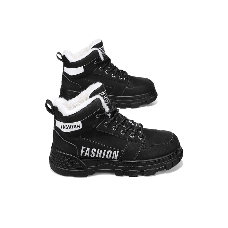 Wooden Rabbit Thermal Short Snow Boots Men's-2