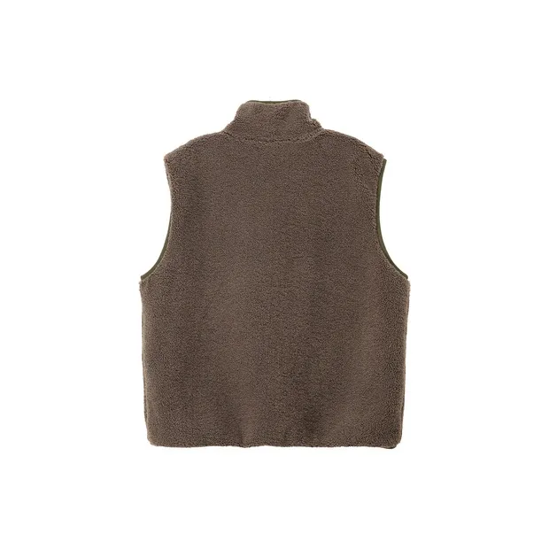 NO ONE ELSE Vest Unisex Army Green-1
