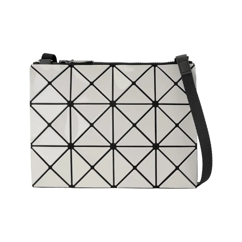 ISSEY MIYAKE Lucent Gloss Polyvinyl Chloride Resin Shoulder Bag Crossbody Bag Regular Women's Light Gray-1