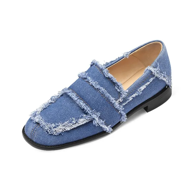 7or9 Blue Sea Loafers Women's Women's Blue-1