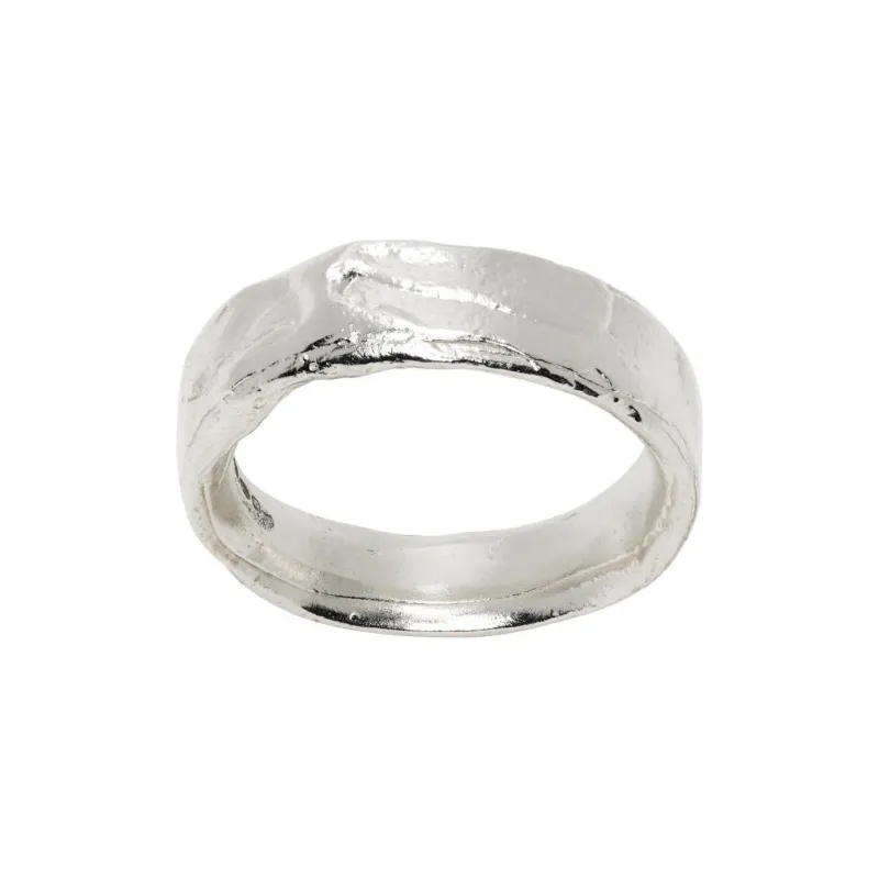 Alighieri Recycled 925 Silver Rings Men's Silver-0