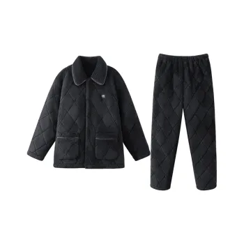 JINGYUN Pajama Set Men's Midnight Ash