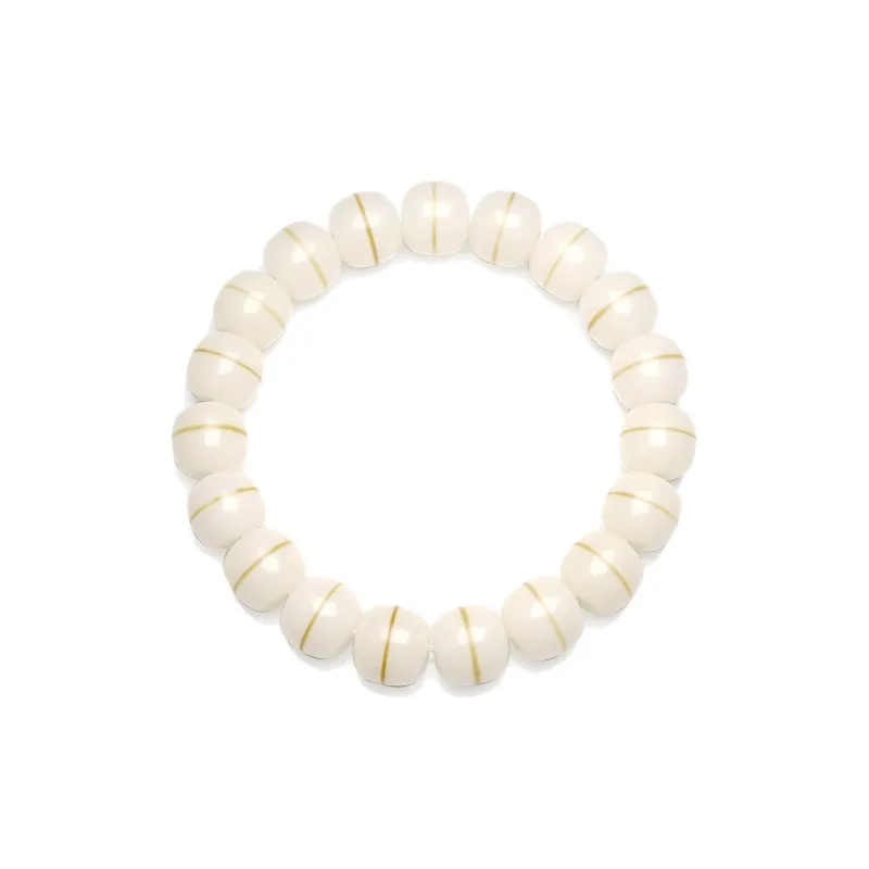 Artisan Lock Heart Jade White Jade Bodhi Bracelets Unisex-0