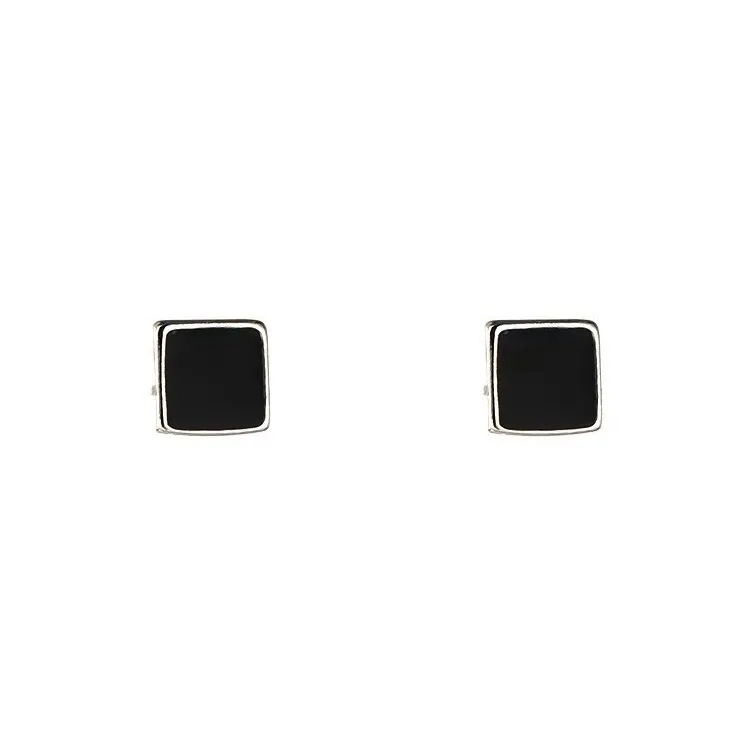 BKBU 999 Fine Silver Stud Earrings Unisex-0