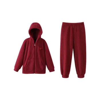 JINGYUN Pajama Set Women's And Red