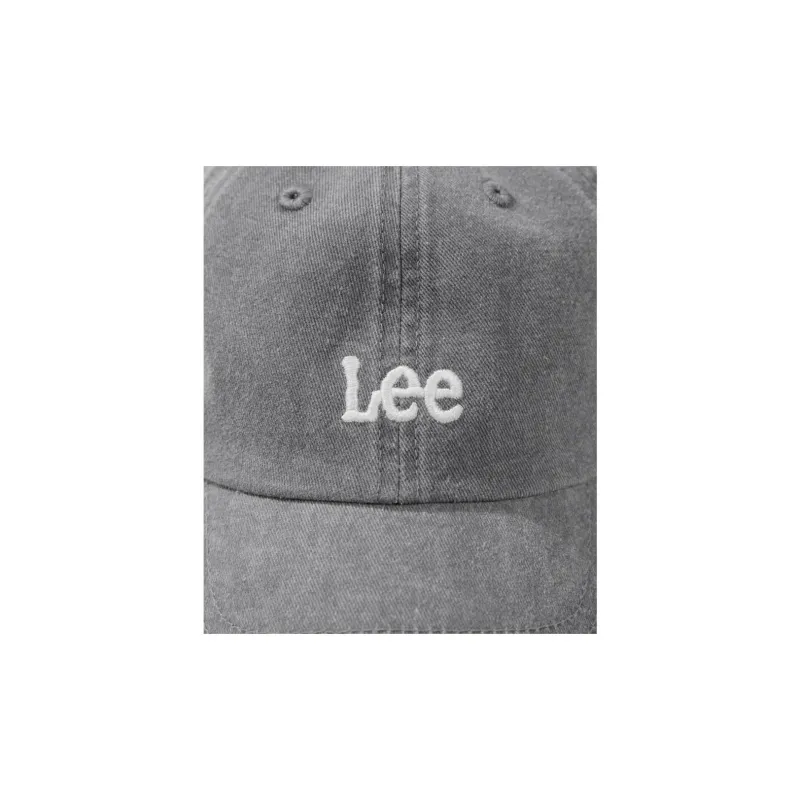 Lee Cotton Baseball Caps Unisex Gray-4