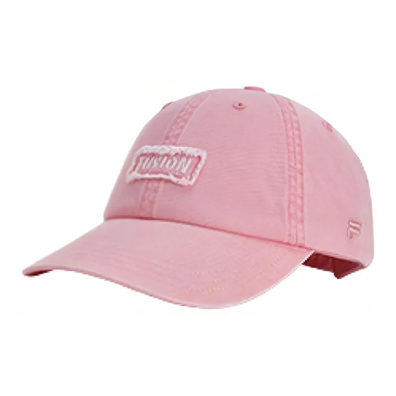 FILA FUSION Cotton Baseball Caps Unisex Pink-0