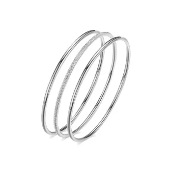 Gold Of China Foot Silver 990 Bangles Unisex
