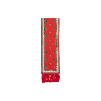 Valentino Chamber Silk Bandeau Scarf