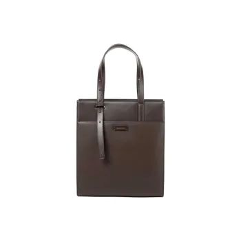 SAMSONITE Pu Tote Bag Shopping Bag Handbag Regular Unisex Brown