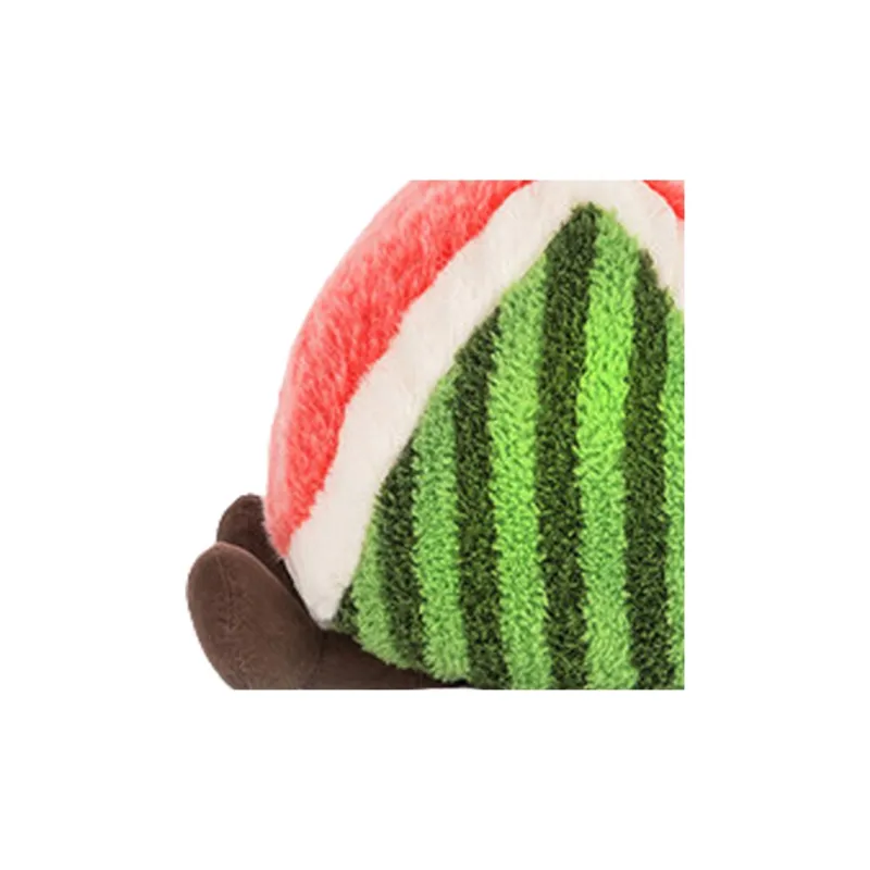 JELLYCAT Gourmet Collection Amuseable Fruit Happy Watermelon Dolls Plush Doll 26cm Height In Sitting Posture-1