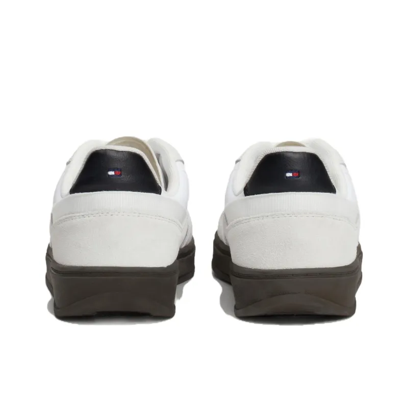 Tommy Hilfiger Heritage Low Top Skateboard Shoes Women's White Beige Brown-4