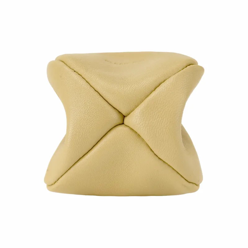 JIL SANDER Leather Clutch Shoulder Bag Women's Light Umber-5