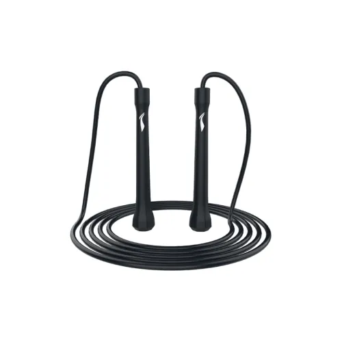 LiNing Fitness Training Non Countable Jump Ropes Kids PVC/Steel Cables ABS Controller 2.8m Black