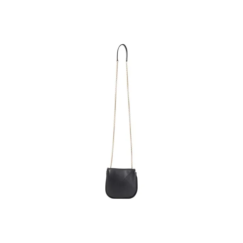 SAINT LAURENT Lambskin Crossbody Bag, Shoulder Bag Women's Black-4