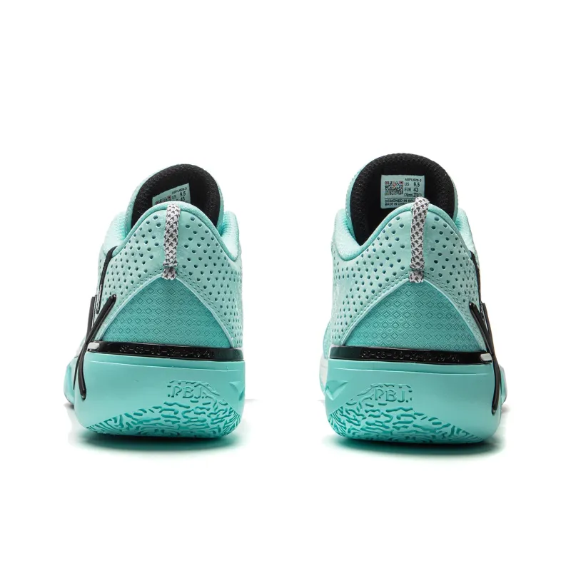 LiNing Wode Phantom 6 Cushioning Anti Slip And Wear Resistant Breathable Rebound Low Top Basketball Shoes Men's Blue-5