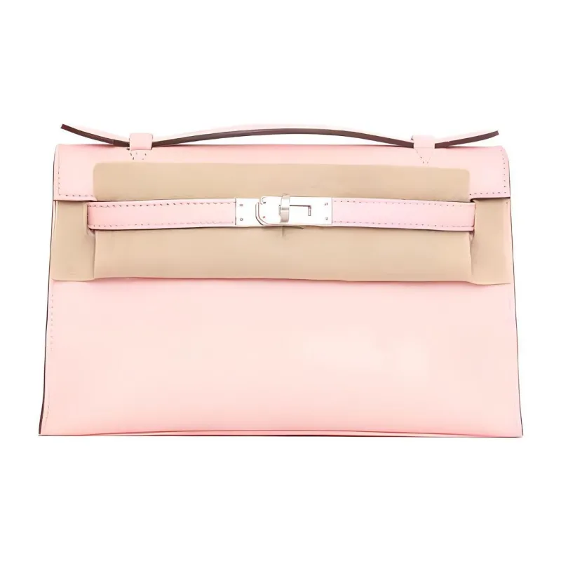 HERMES Mini Kelly Generation 1 Swift Leather Kelly Bag Handbag Women's 3Q Rose Sakura Cherry Blossom Pink-0