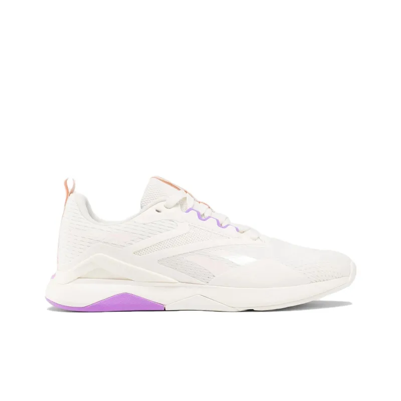 Reebok NANOFLEX TR 2 Anti-Slip Wear-Resistant Low-Top Casual Running Shoes Women's White-1