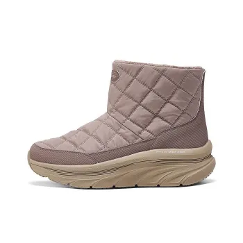 Skechers D'lux Walker Anti Slip Wear Resistant Short Snow Boots Women's Pale Dogwood