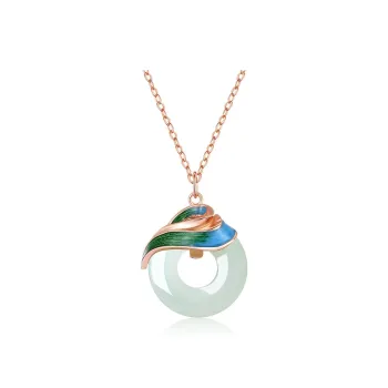 Andaozi Hetian Jade Necklaces White Jade Women's