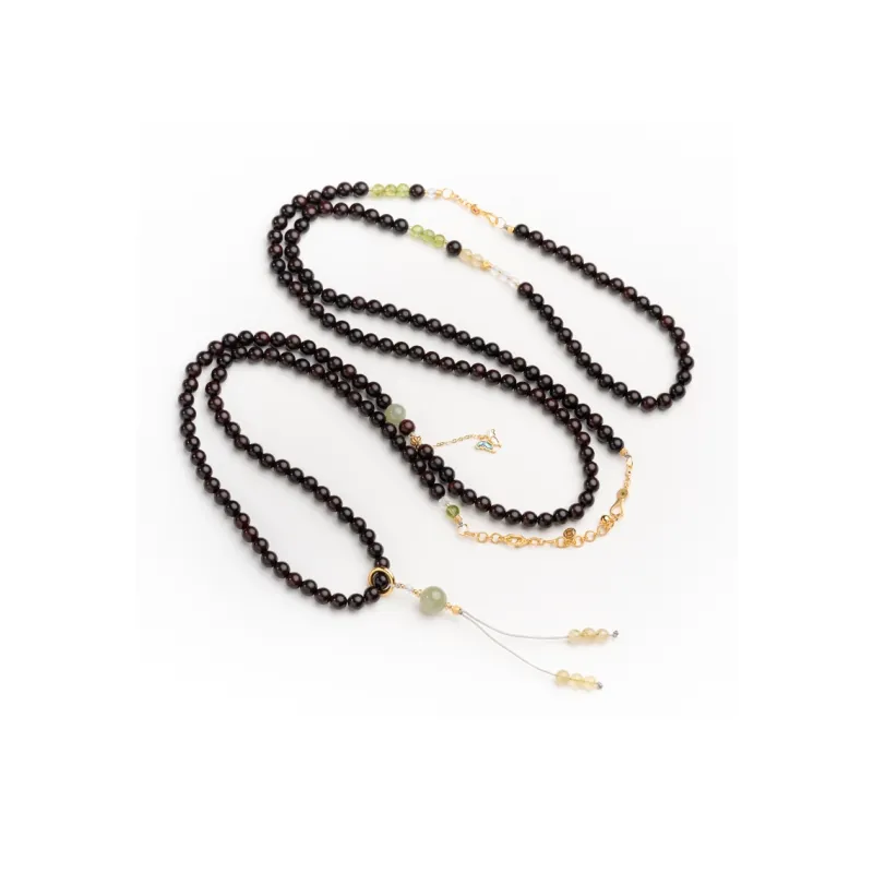 Xianyuan Pterocarpus Necklaces Unisex-0