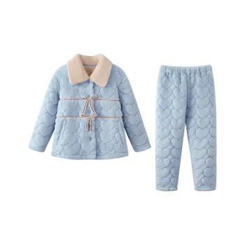JINGYUN Pajama Set Women's Creamy Salt Blue