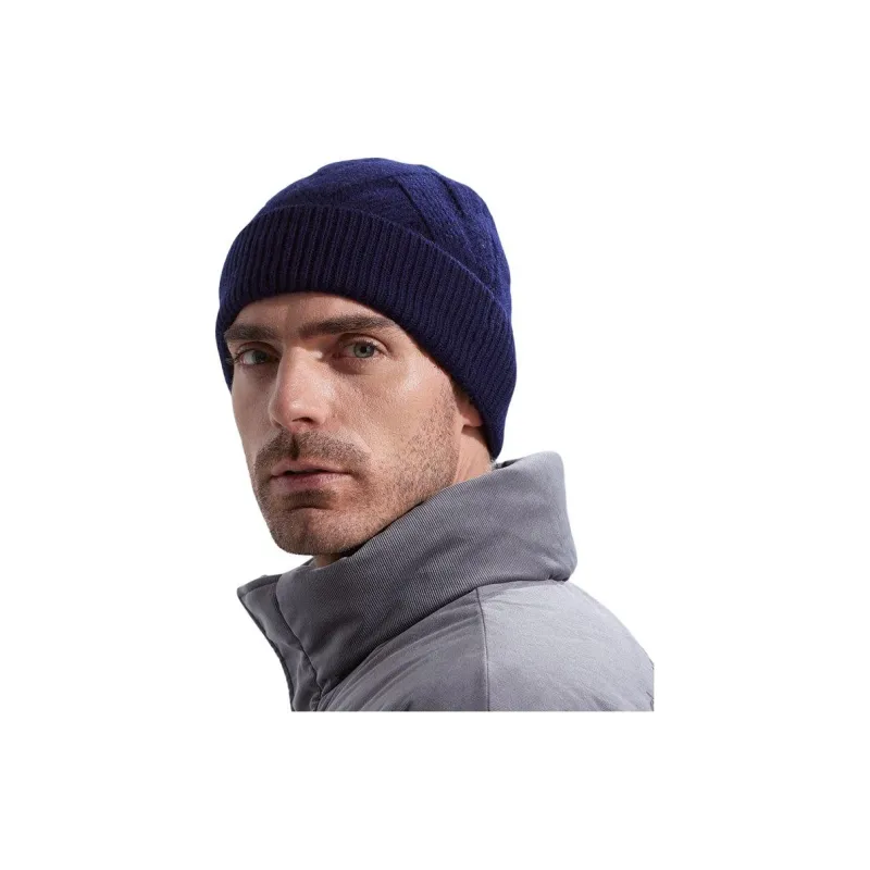 H YXIANG Pure Wool Beanies Men's-15