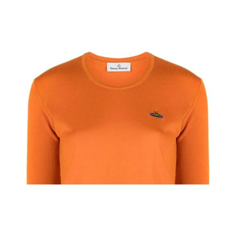 Vivienne Westwood Orb embroidered Virgin wool Jumper-3