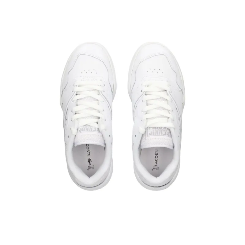 LACOSTE Lineshot Slip Resistant Low Top Skateboard Shoes Women's White-2