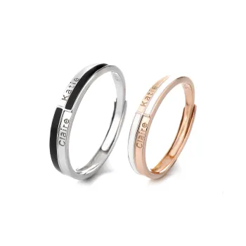 KLFOOK 999 Fine Silver Rings Unisex
