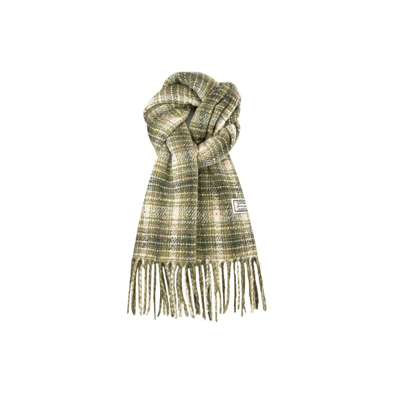 SLEEPYWALK Fall And Winter Warm Versatile Students Couple Scarf Women's-5