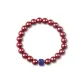 Cinnabar Beaded Bracelet-Navy Blue