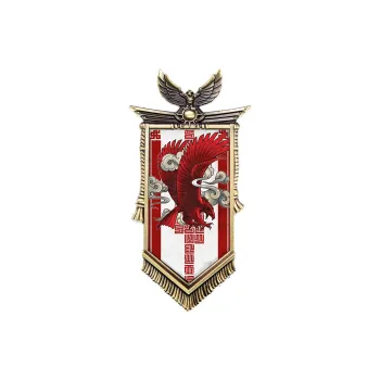 STARFORGED Warhammer 30K Horus Heresy Merch White Scars 2nd Battle Company Banner Anime / Games Fridge Magnets