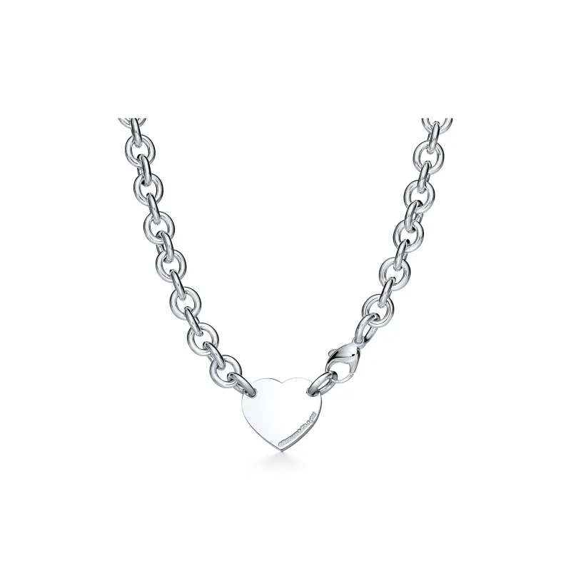 TIFFANY & CO. Sterling Silver Necklaces Unisex Silver-1