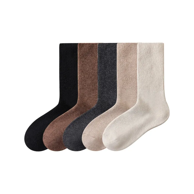 Temooues Mid Calf Socks Women's Combo Set-12