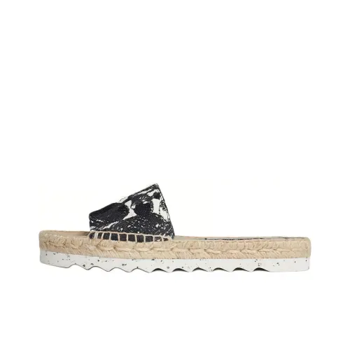 Stella McCartney Gaia Moth Slip On Espadrille Slides Women's