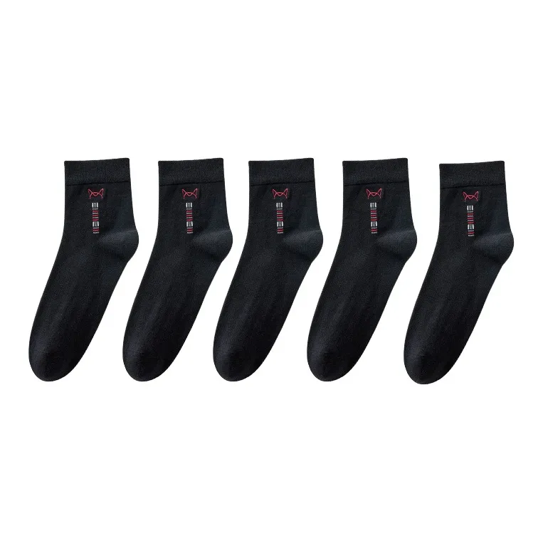 MIIOW Mid Calf Socks Men's 5 Pack-20