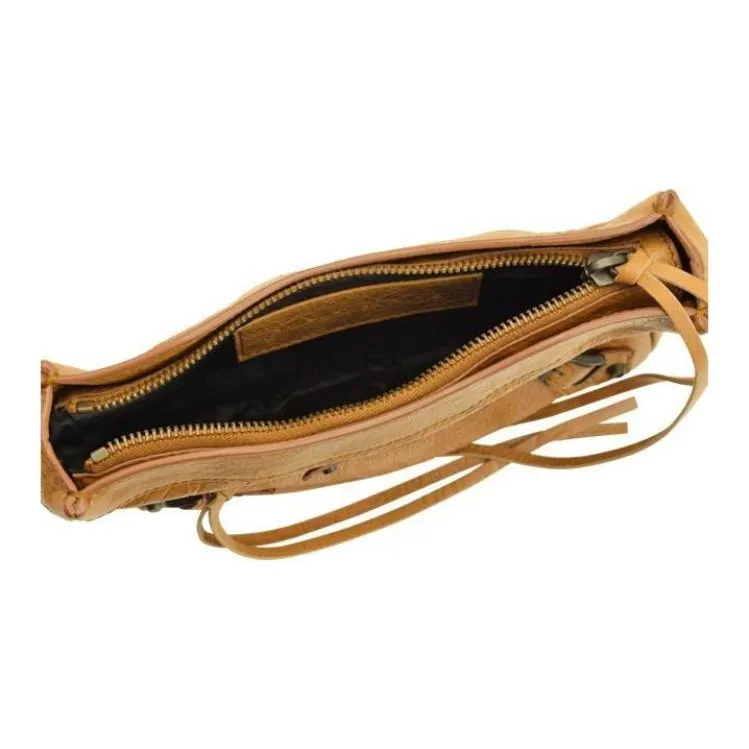 Balenciaga Leather Shoulder Bag Unisex Camel-2